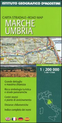Marche e Umbria 1:200.000