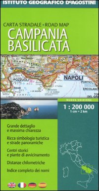 Campania, Basilicata 1:200.000