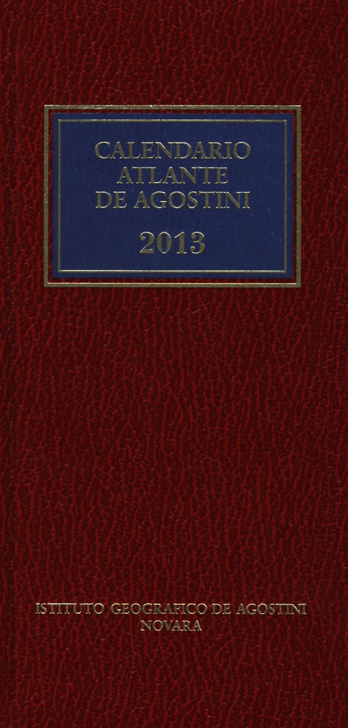 Calendario atlante De Agostini 2013