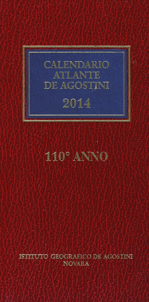 Calendario atlante De Agostini 2014