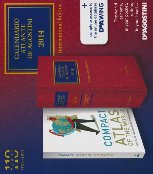 Calendario atlante De Agostini 2014-Atlante del mondo compact. International edition