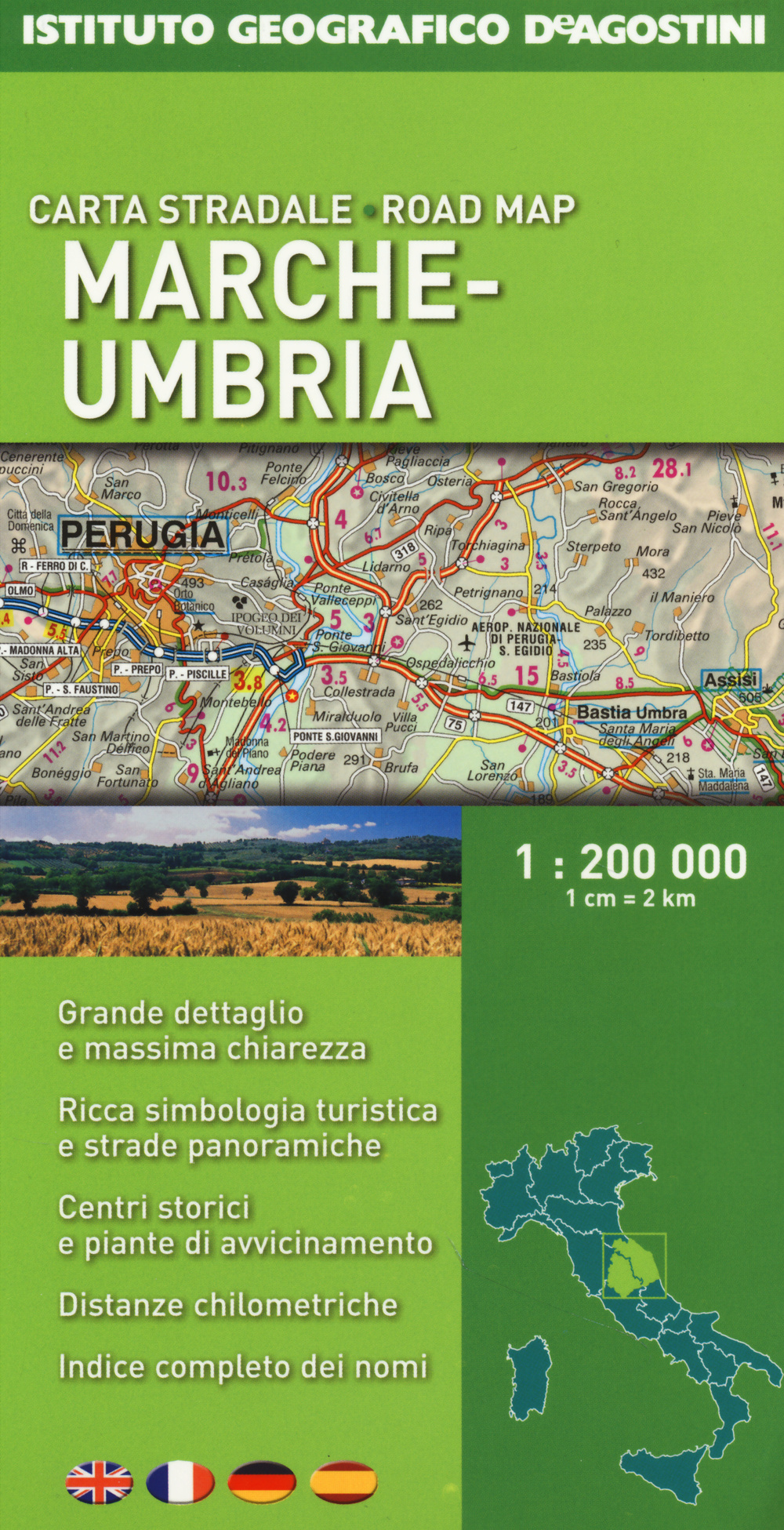 Marche-Umbria 1:200.000