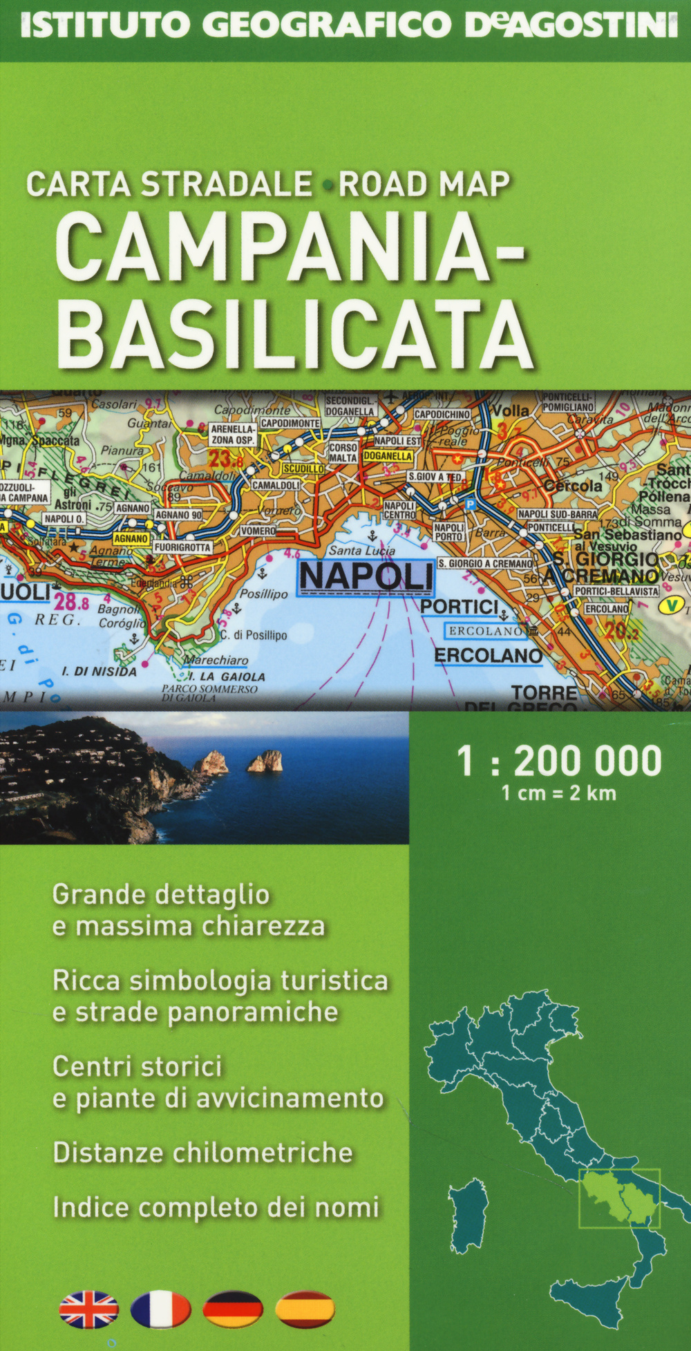 Campania e Basilicata 1:200.000