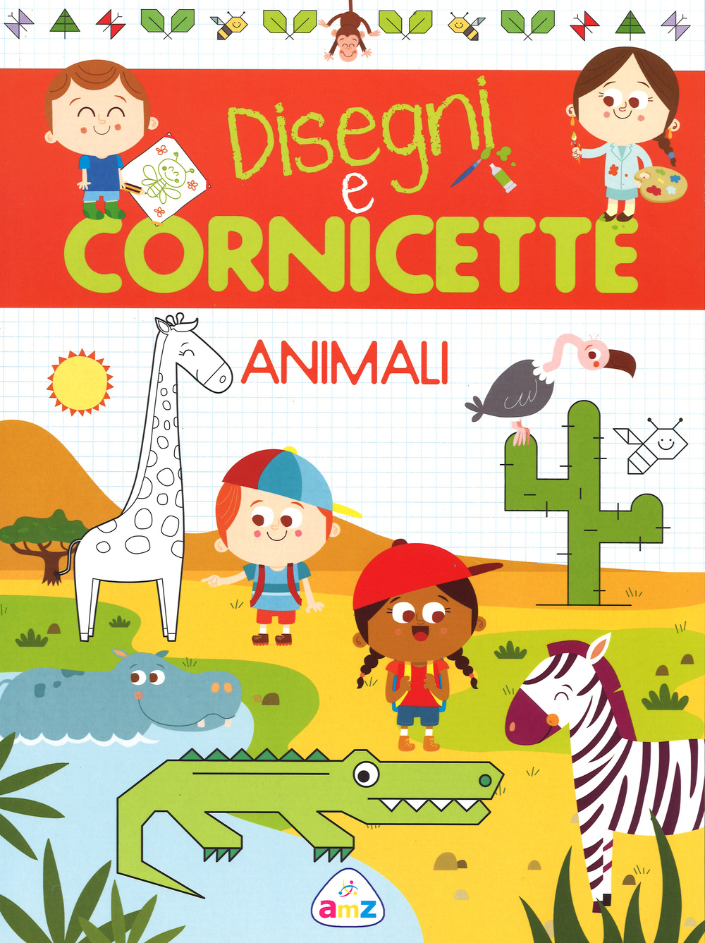 Animali. Disegni e cornicette