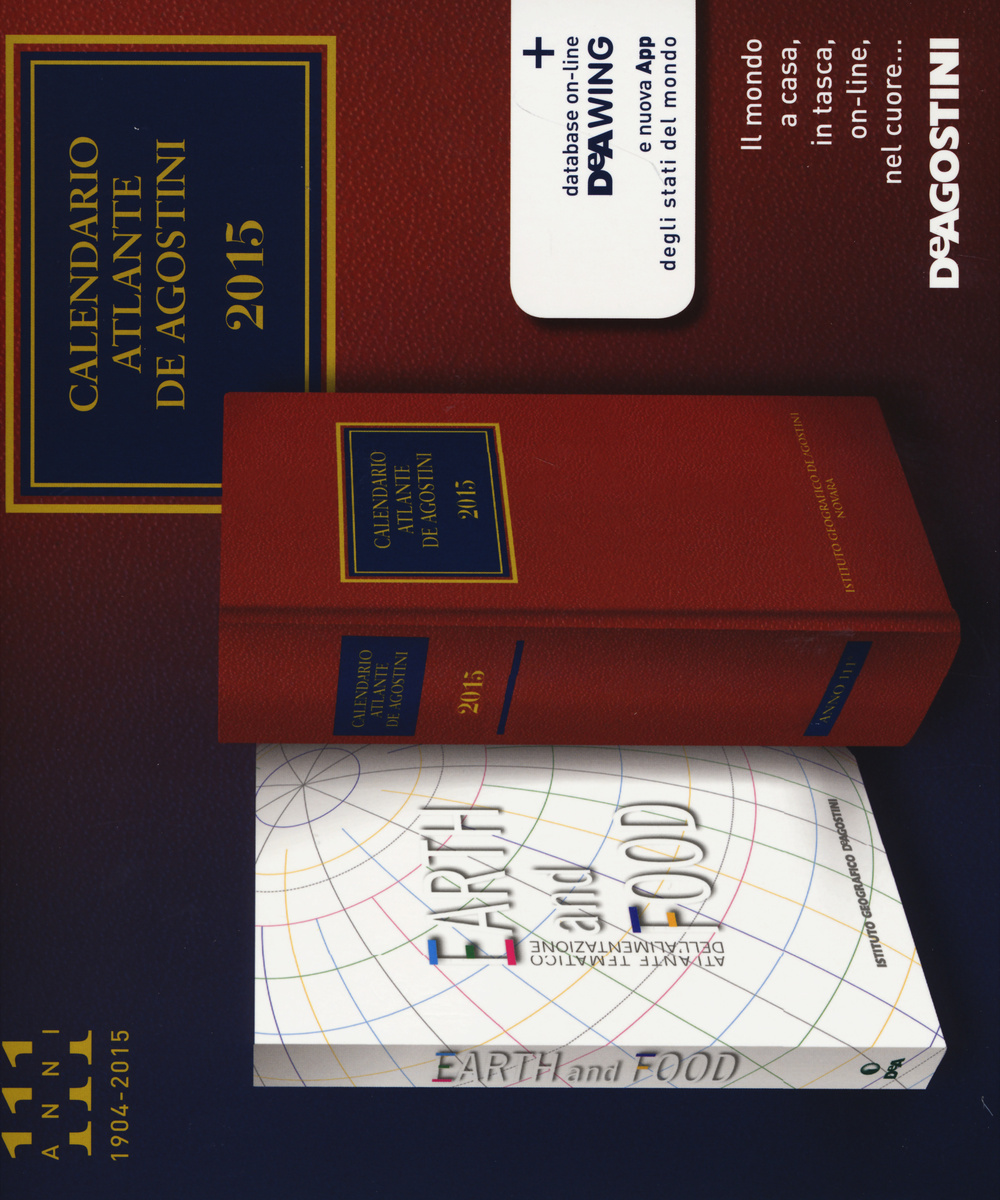 Calendario atlante De Agostini 2015-Earth and Food