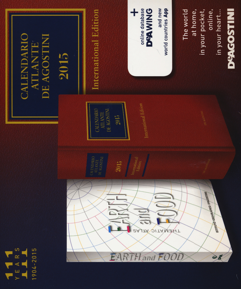 Calendario atlante De Agostini 2015-Earth and Food. International edition