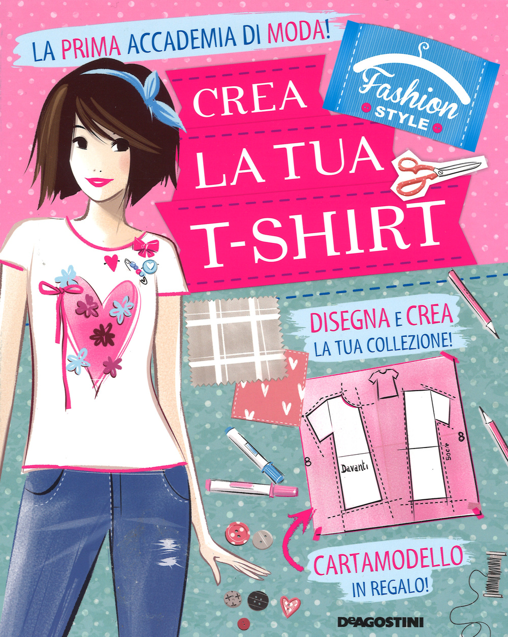 Crea la tua t-shirt. Fashion style