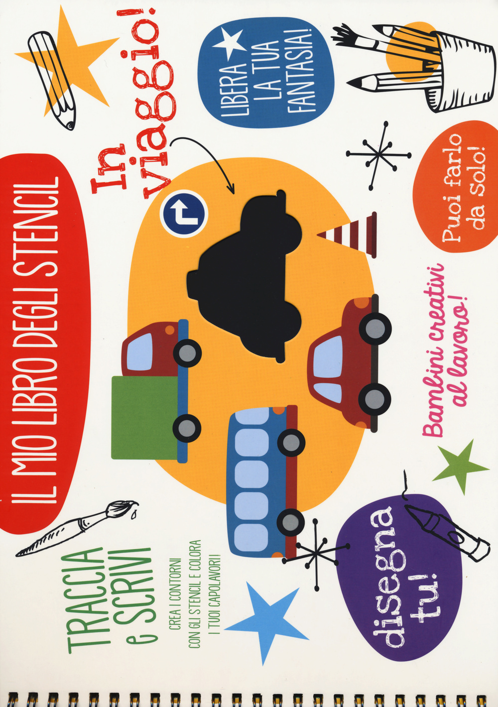 In viaggio! Il libro degli stencil
