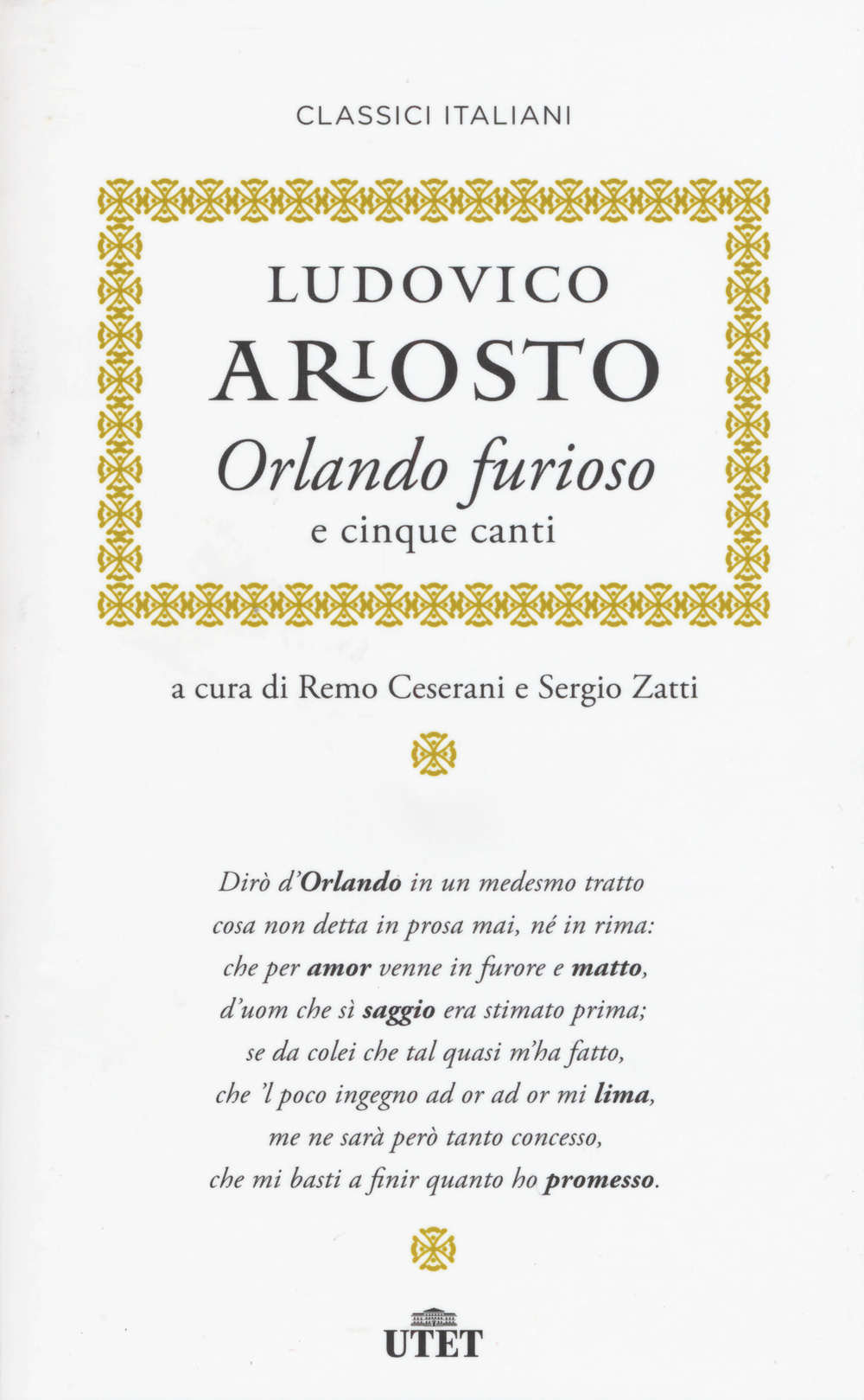 Orlando furioso e cinque canti