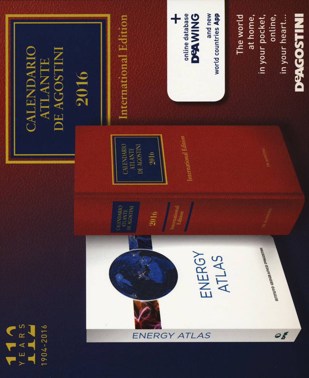 Calendario atlante De Agostini 2016-Atlante dell'energia. Ediz. inglese