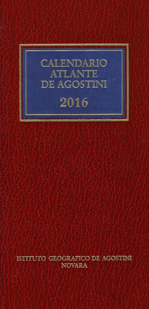 Calendario atlante De Agostini 2016