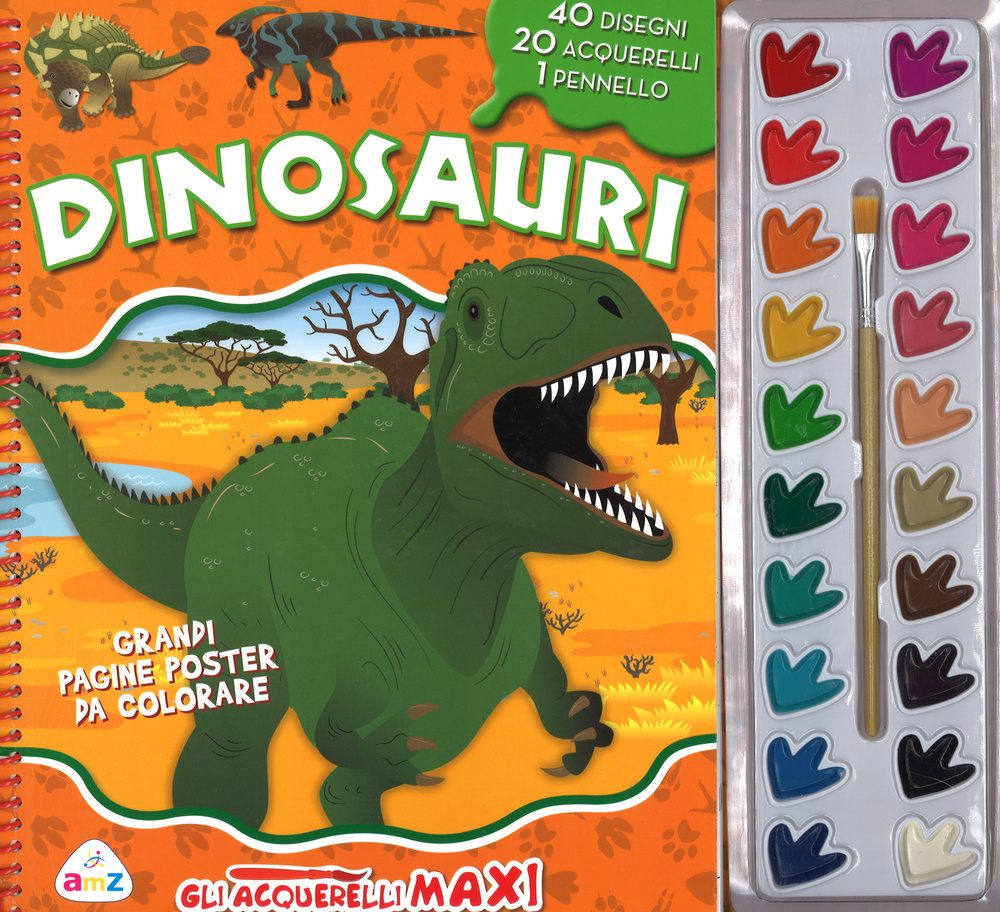 Dinosauri. Gli acquerelli maxi