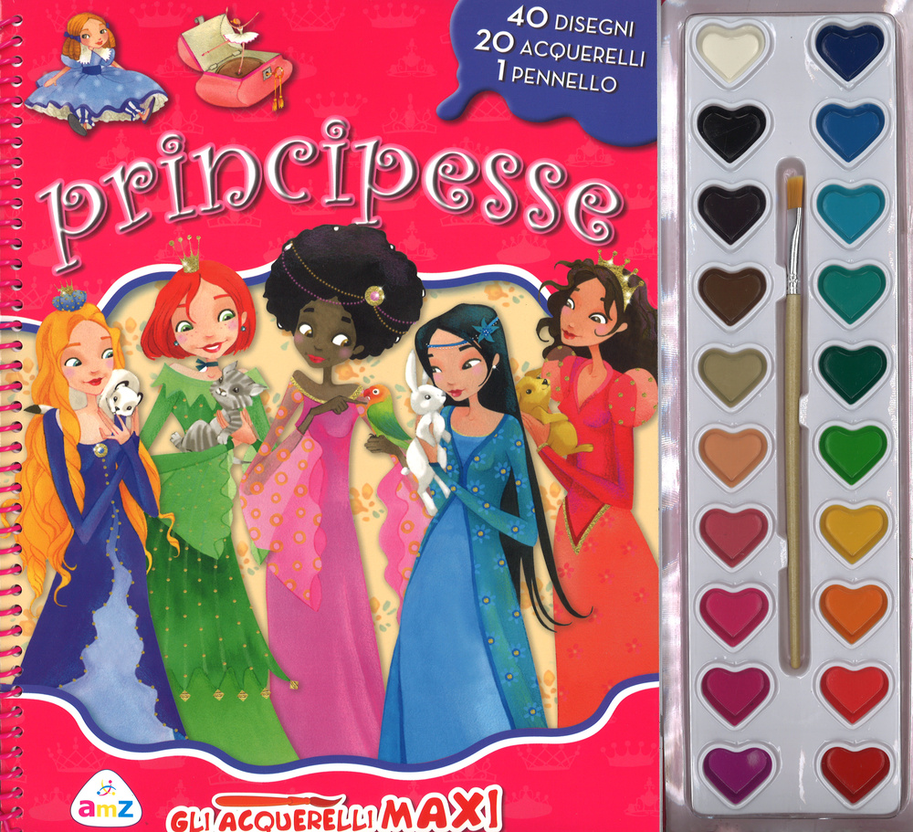 Principesse. Gli acquerelli maxi