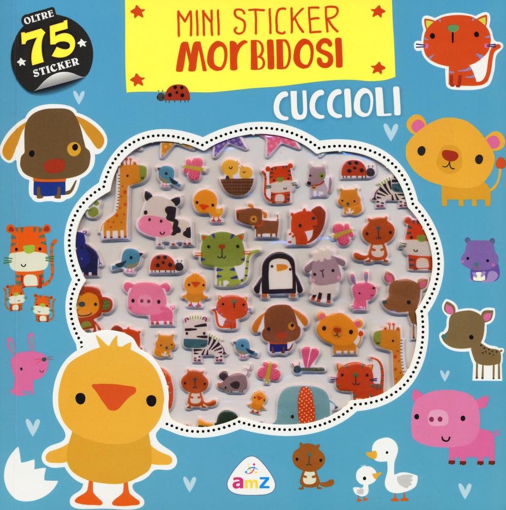 Cuccioli. Mini sticker morbidosi