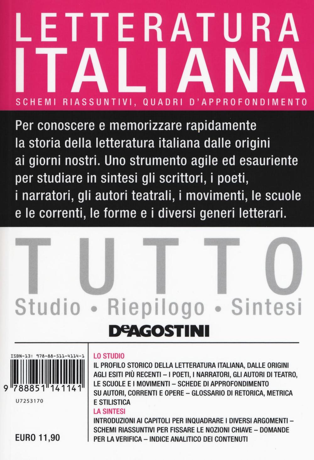 Tutto letteratura italiana