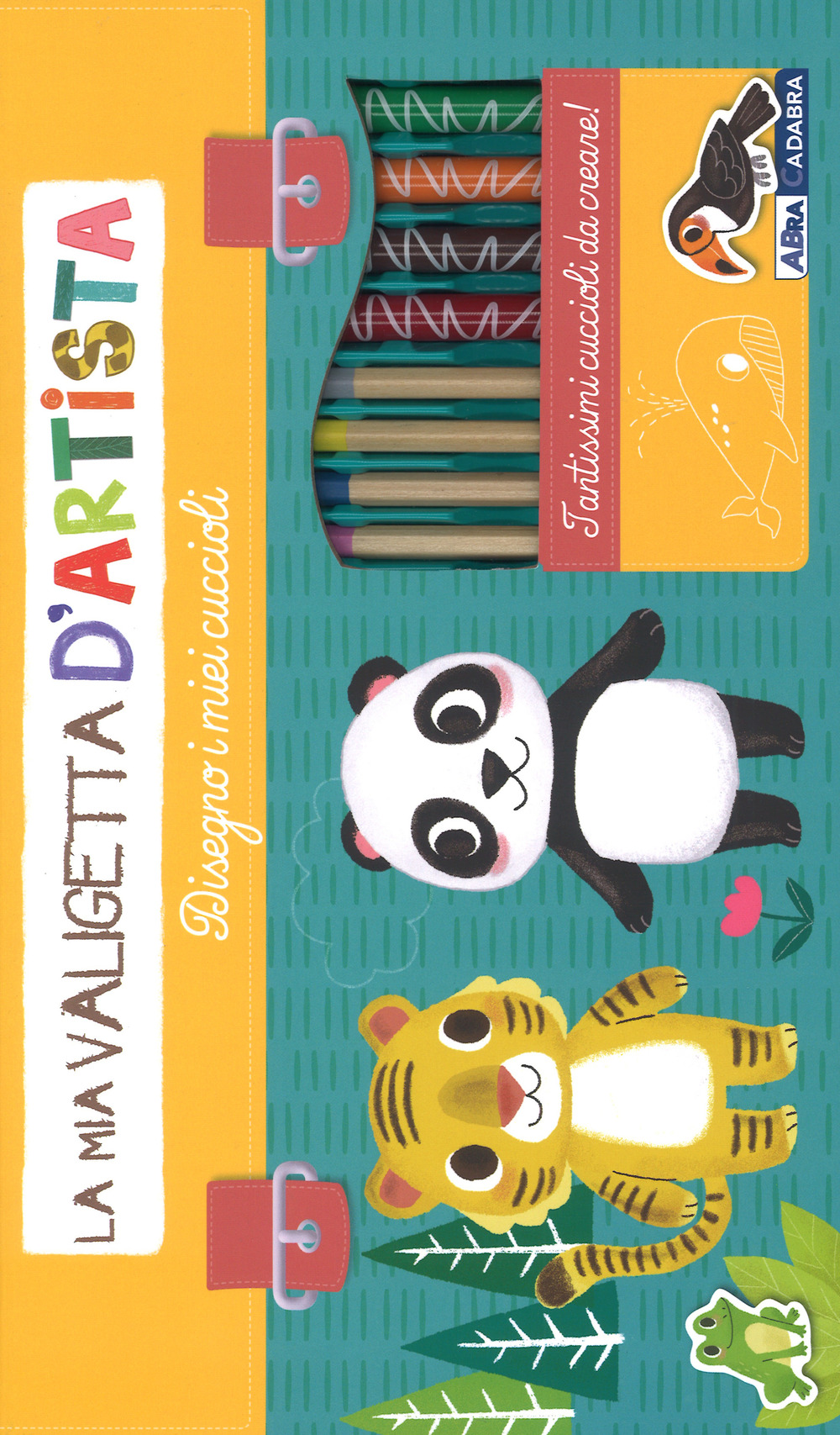 Disegno i miei cuccioli. La mia valigetta d'artista