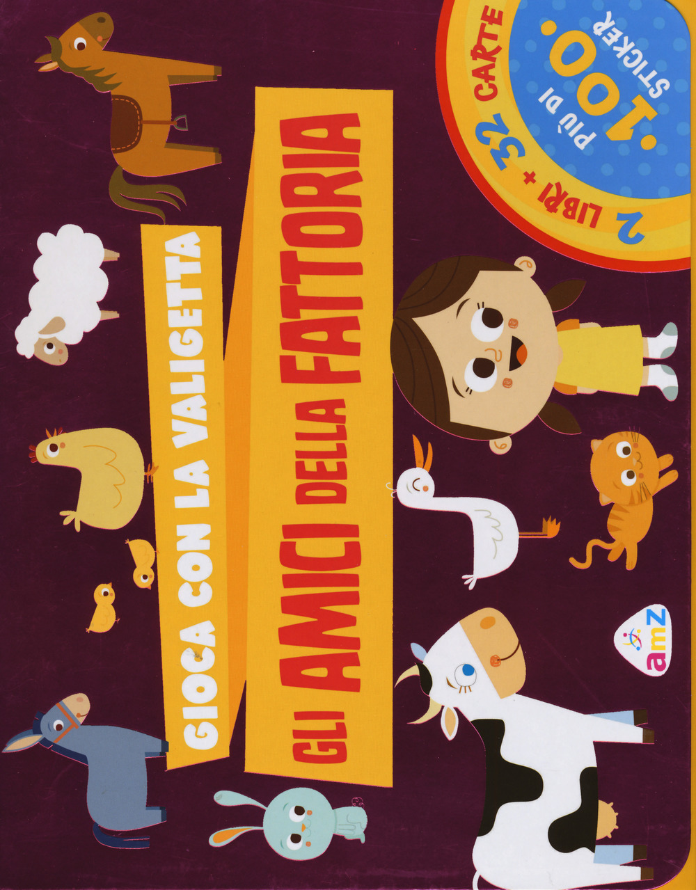 Gli amici della fattoria. Gioca con la valigetta