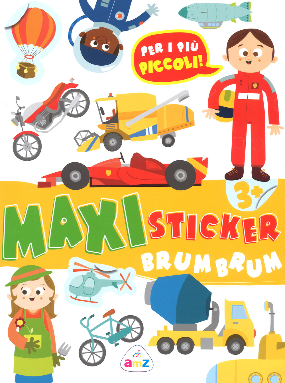 Brum brum. Maxi sticker. Con adesivi