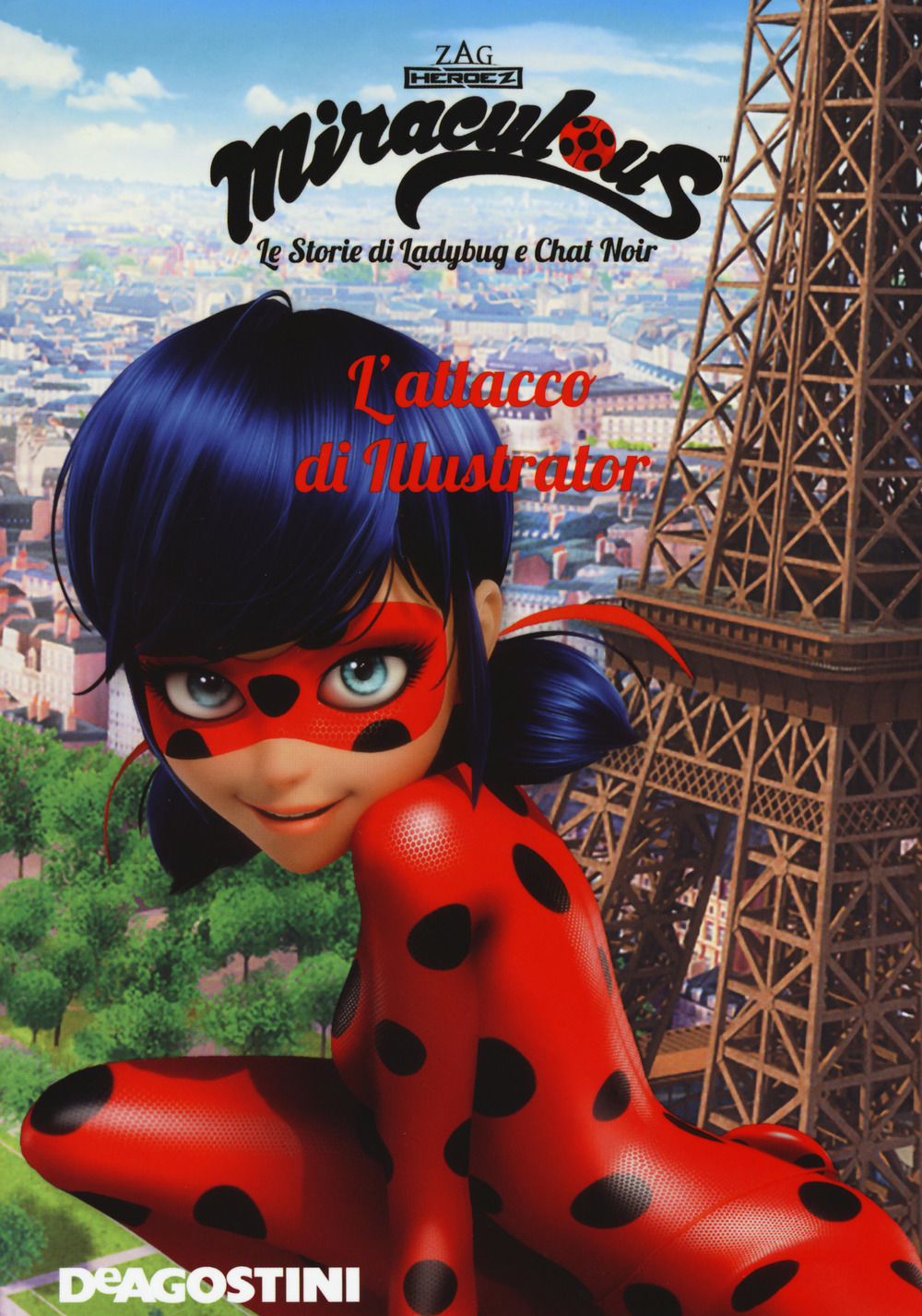 L'attacco di Illustrator. Miraculous. Le storie di Ladybug e Chat Noir