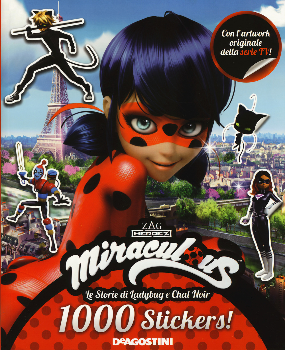 1000 stickers! Miraculous. Le storie di Ladybug e Chat Noir. Con adesivi