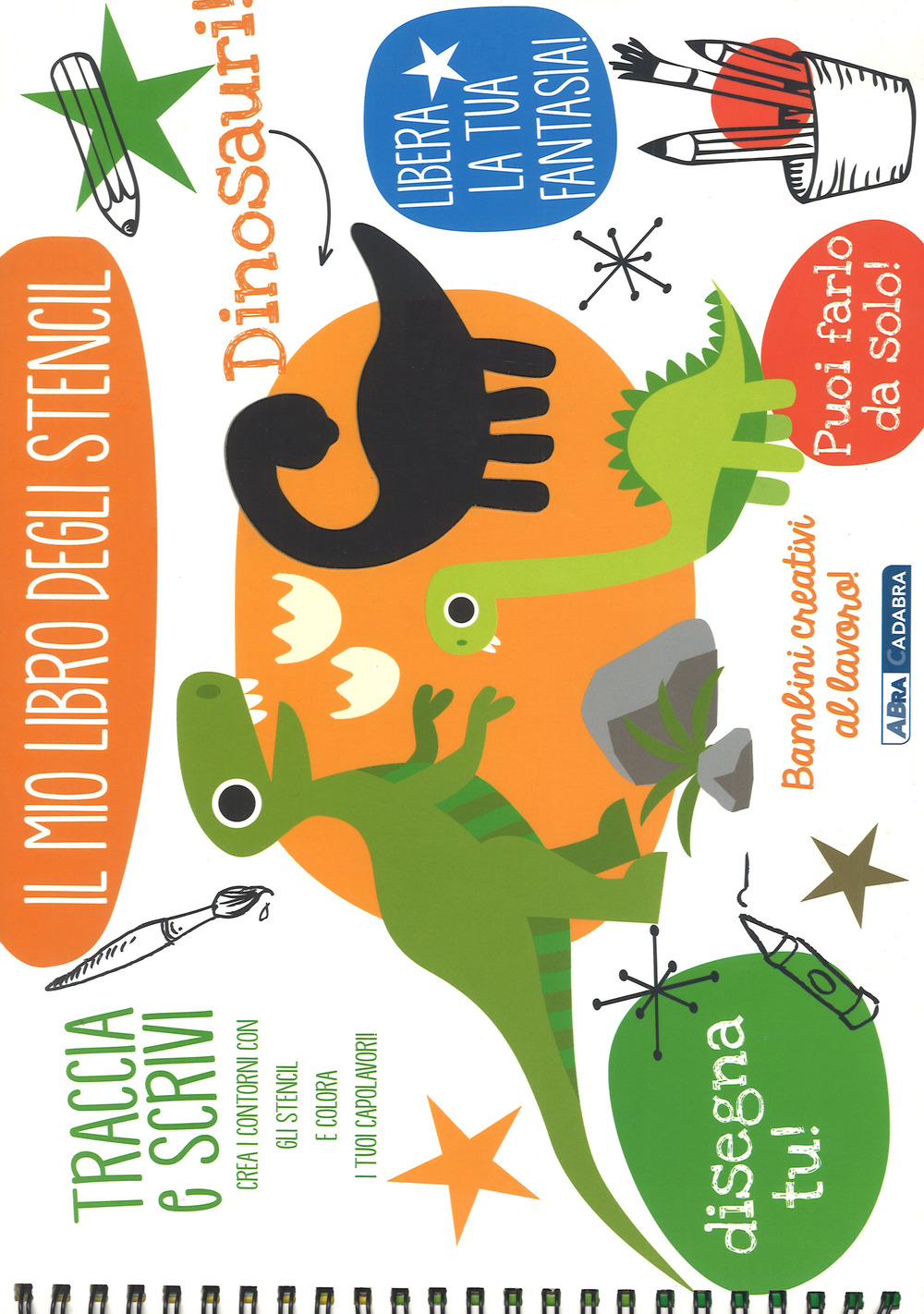 Dinosauri! Il mio libro degli stencil