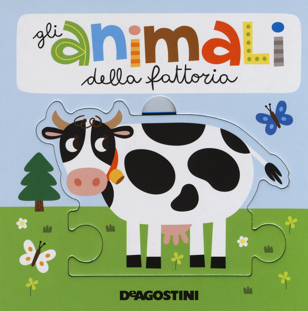 Gli animali della fattoria. Libro puzzle