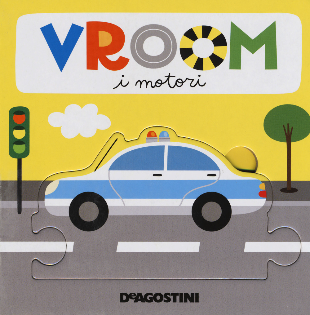 Vroom i motori. Libro puzzle