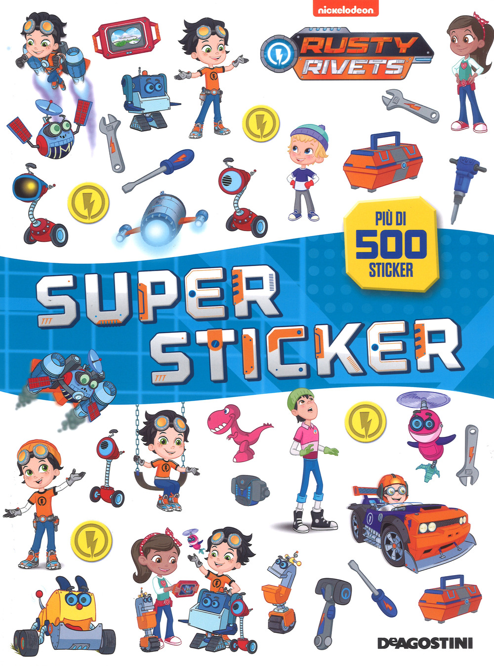 Superstickers. Rusty Rivets. Con adesivi