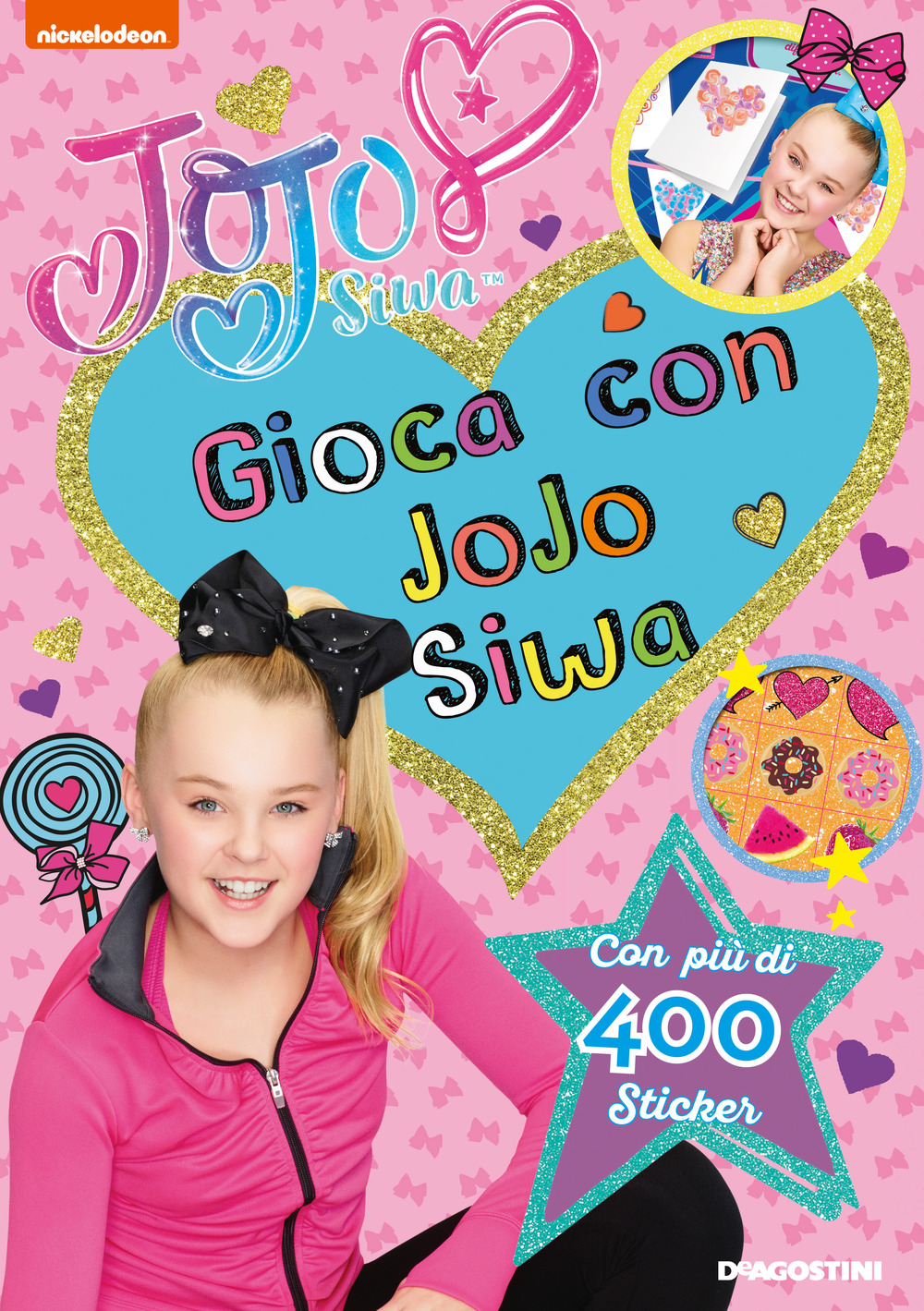 Gioca con JoJo Siwa. Con adesivi