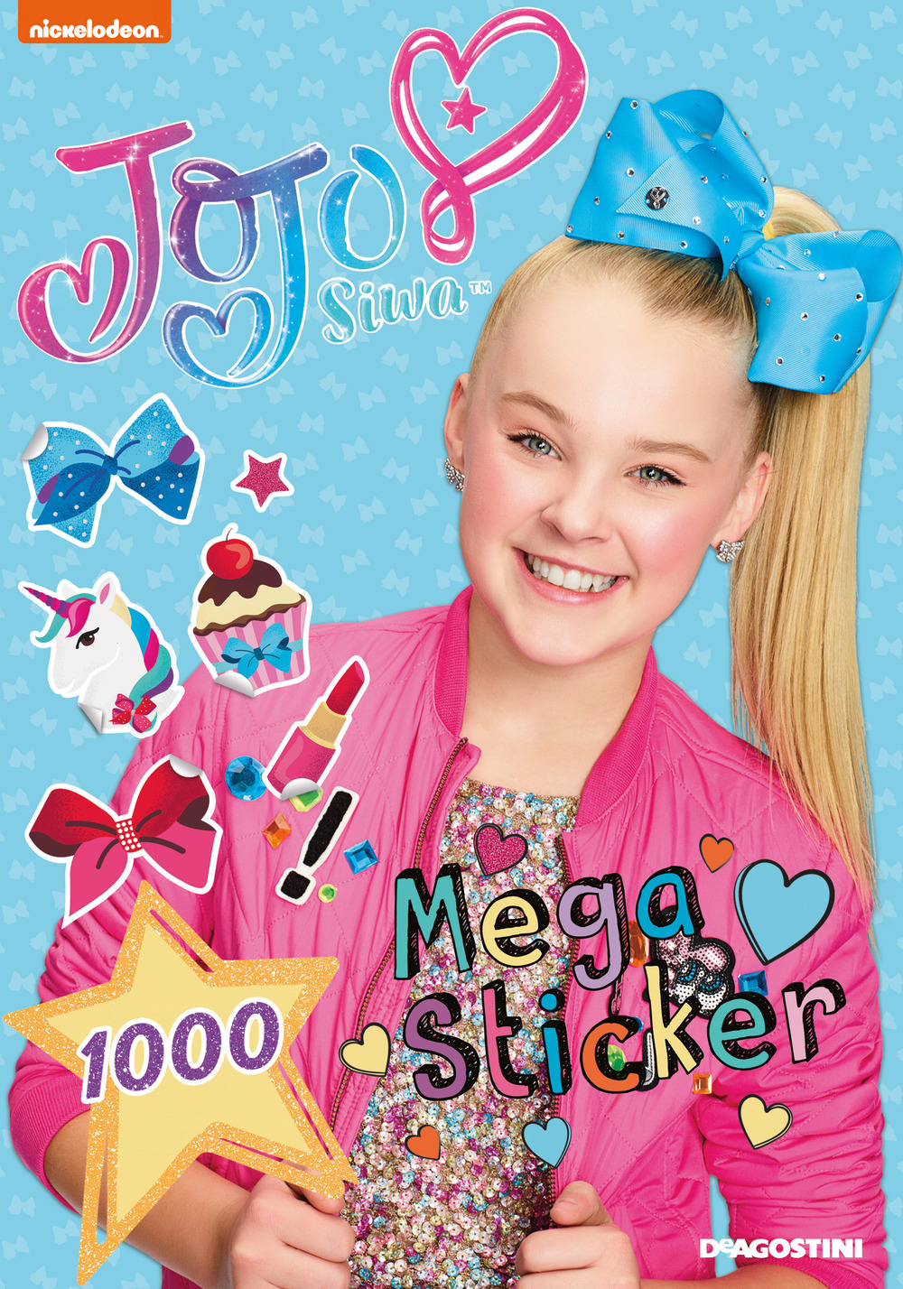 Mega sticker. JoJo Siwa. Con adesivi