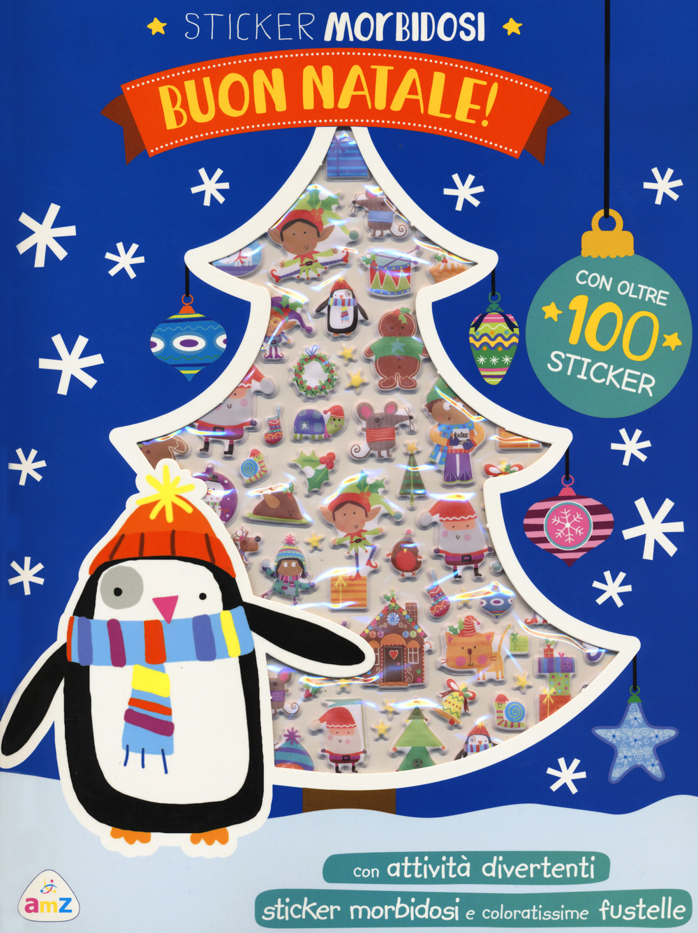 Buon Natale. Sticker morbidosi. Con adesivi