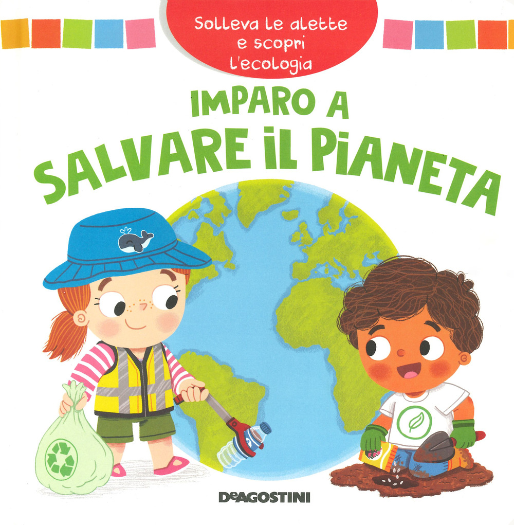 Imparo a salvare il pianeta. Solleva le alette e scopri l'ecologia