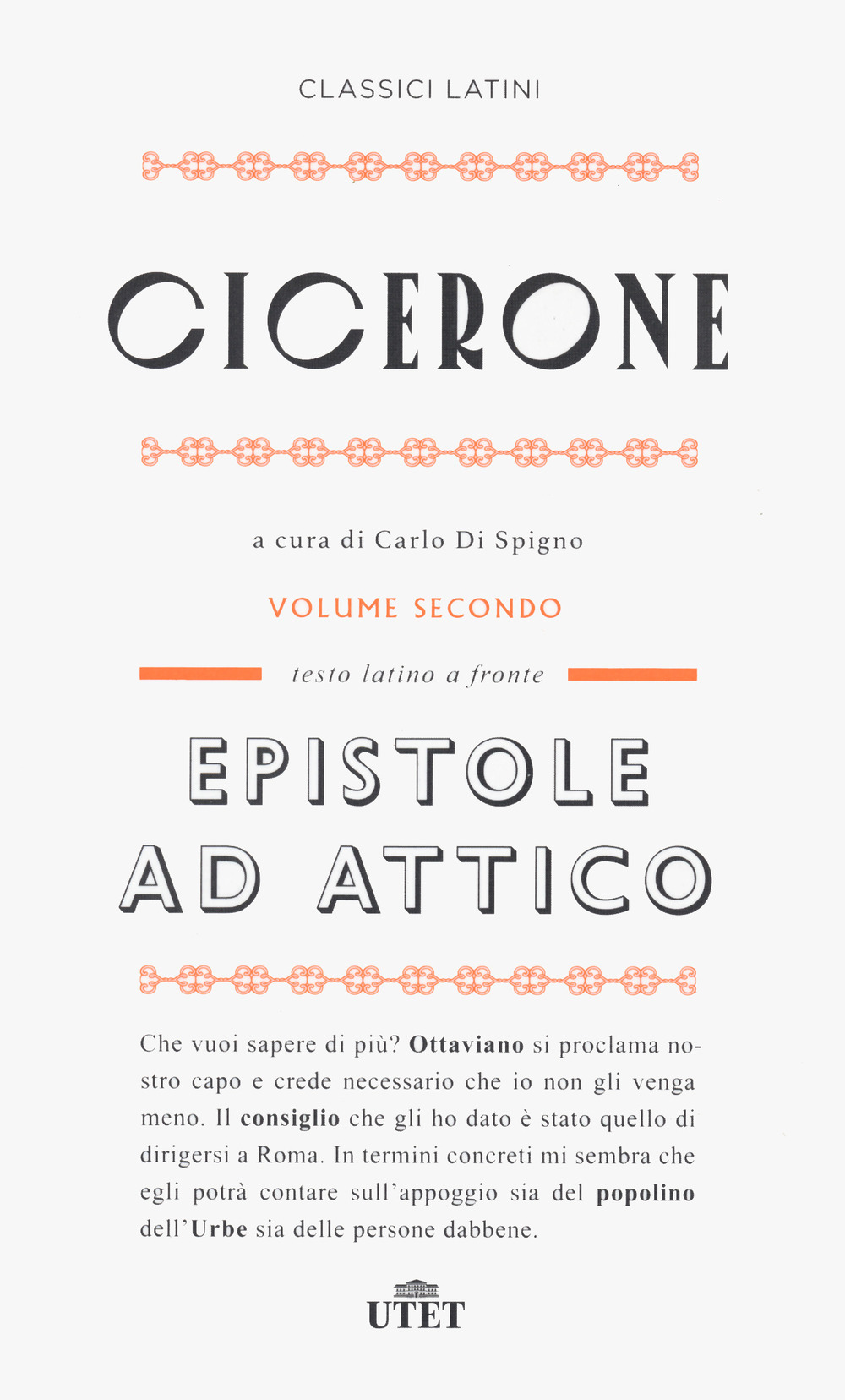 Epistole ad Attico. Testo latino a fronte. Vol. 2