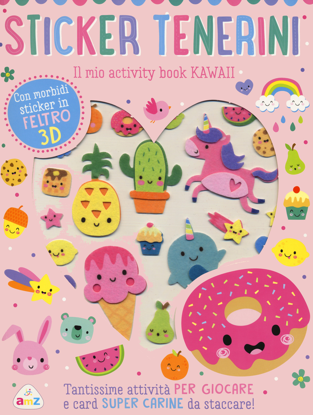 Sticker tenerini. Il mio activity book kawaii