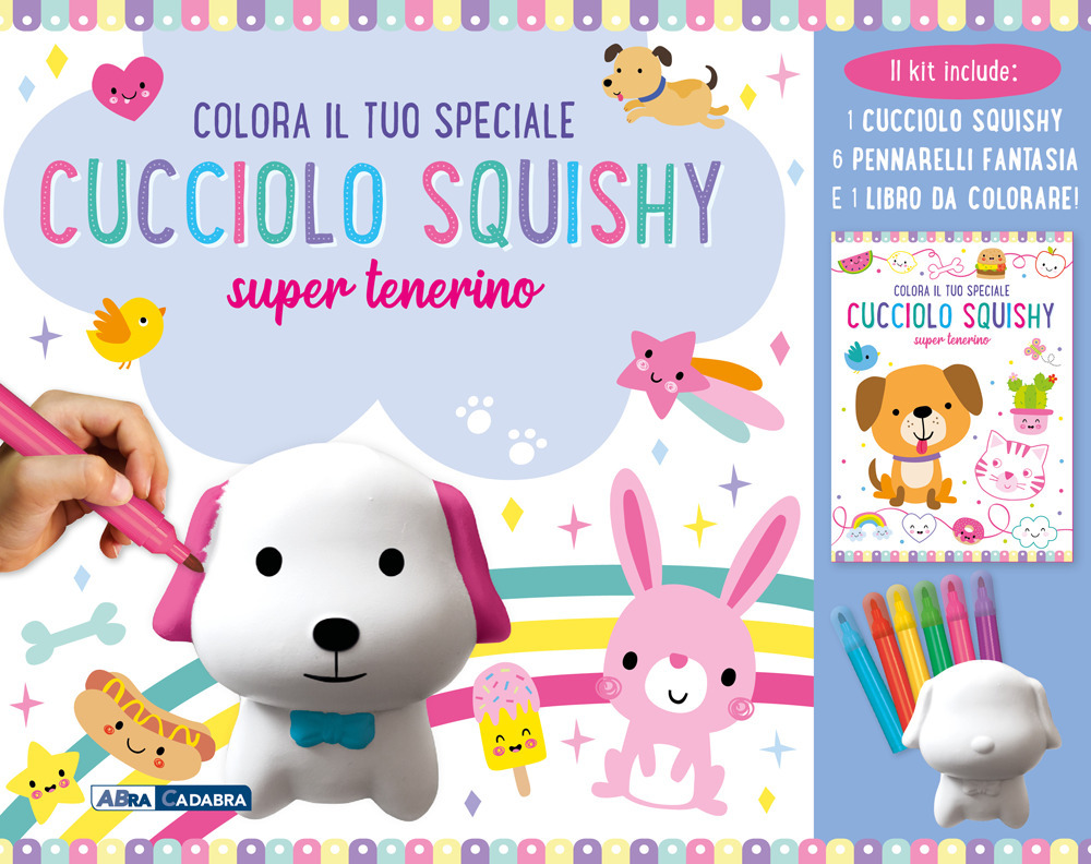 Colora il tuo speciale cucciolo Squishy super tenerino