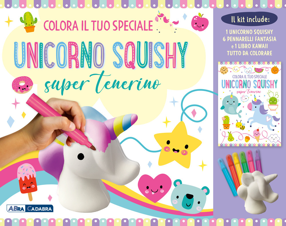 Colora il tuo speciale unicorno Squishy super tenerino