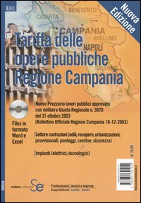 Tariffa delle opere pubbliche. Regione Campania