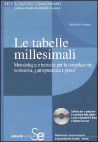 Le tabelle millesimali. Metodologie e tecniche per la compilazione, normativa, giurisprudenza e prassi