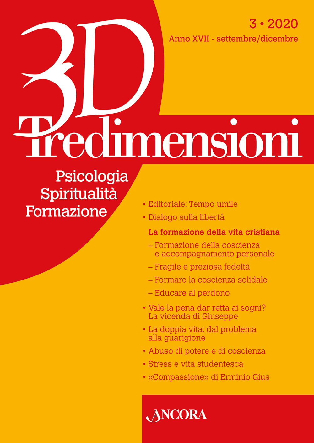 Tredimensioni. Psicologia, spiritualità, formazione. Vol. 3