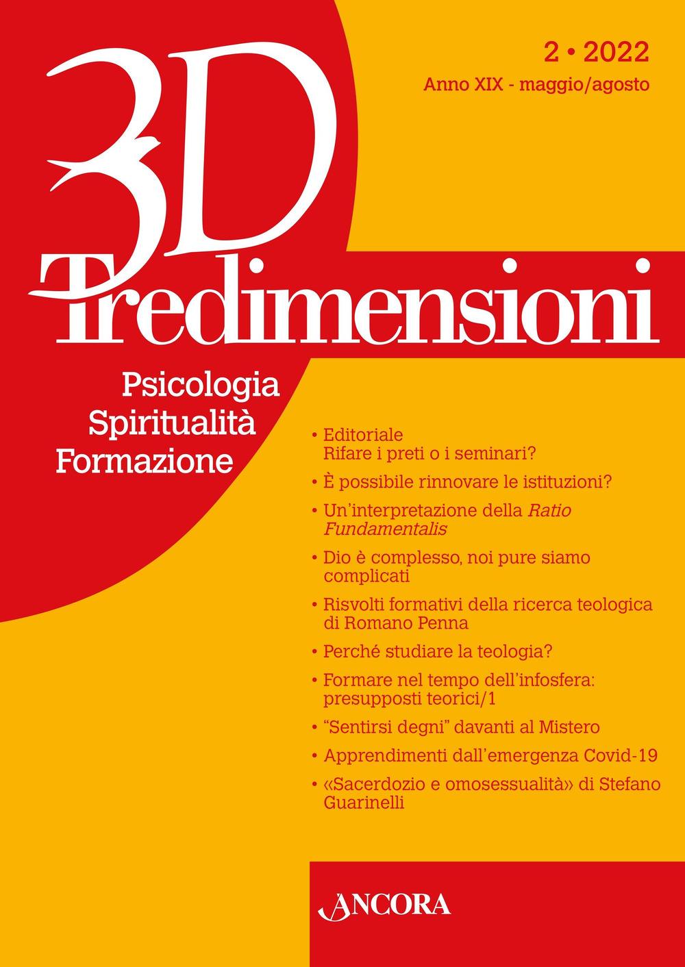 Tredimensioni. Psicologia, spiritualità, formazione. Vol. 2