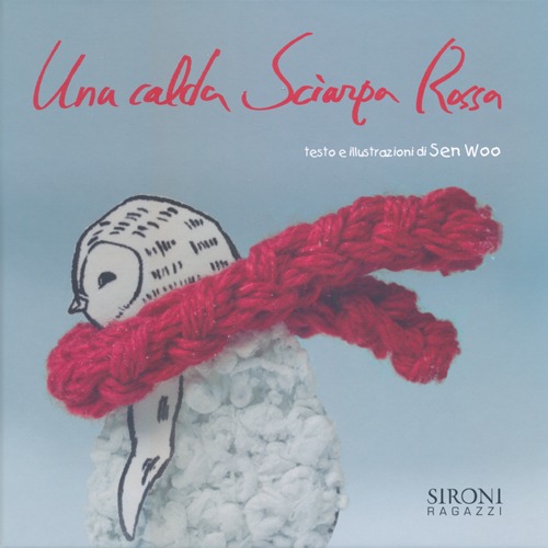 Una calda sciarpa rossa