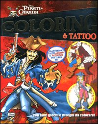 Pirati dei Caraibi. Coloring & tattoo