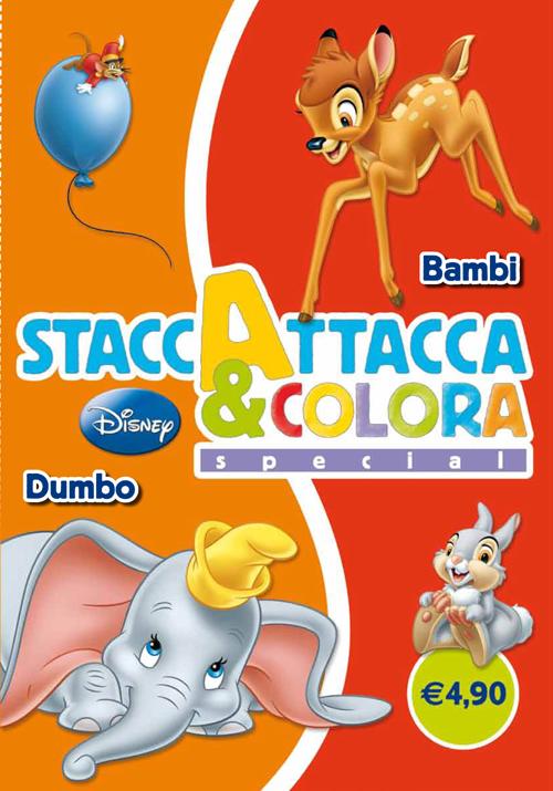 Dumbo-Bambi. Staccattacca e colora special