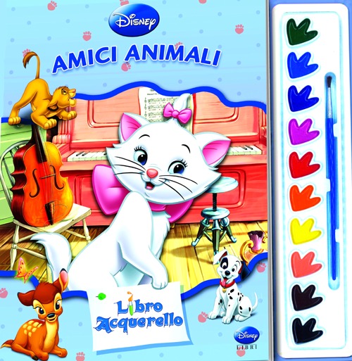 Amici animali. Libro acquerello