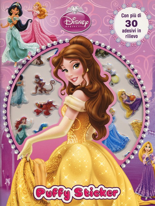 Principesse. Puffy sticker. Con adesivi