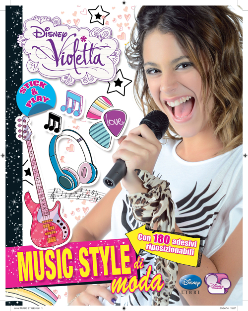 Music style di moda. Stick & play. Violetta. Con adesivi
