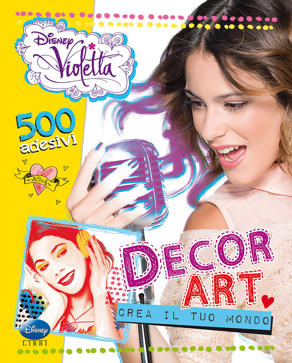 Decor Art. Crea il tuo mondo. Violetta. 500 adesivi