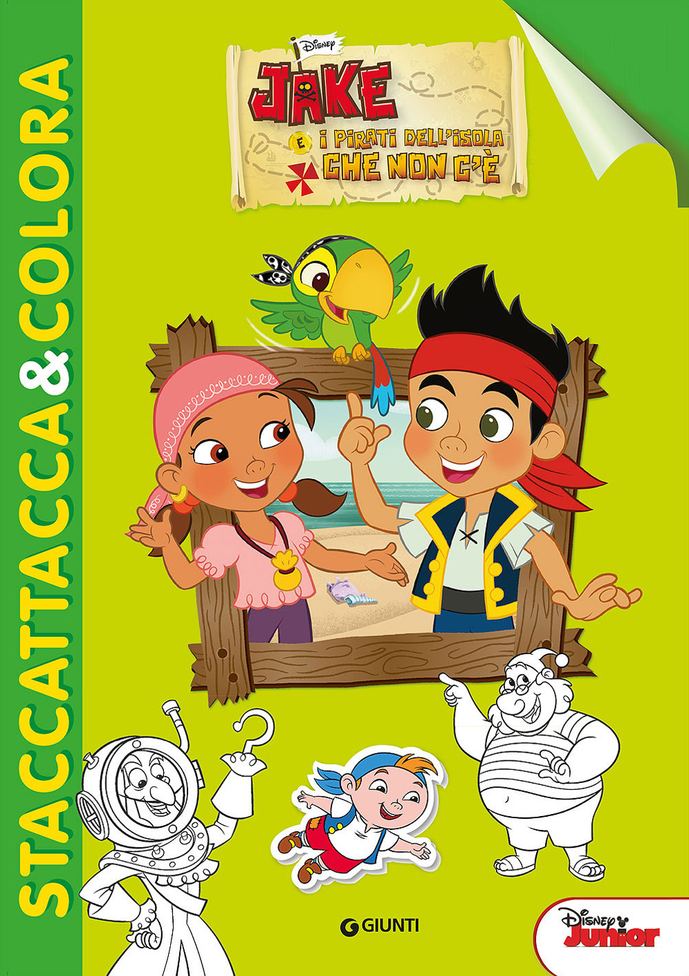 Jake e i pirati dell'isola che non c'è. Con adesivi