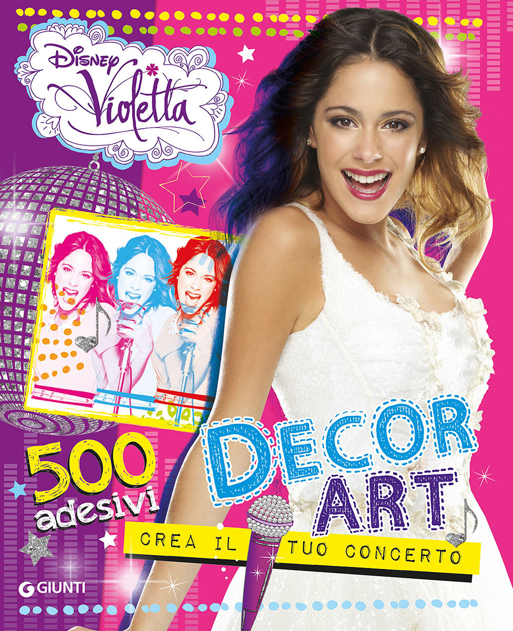Decor Art. Crea il tuo concerto. Violetta. 500 adesivi
