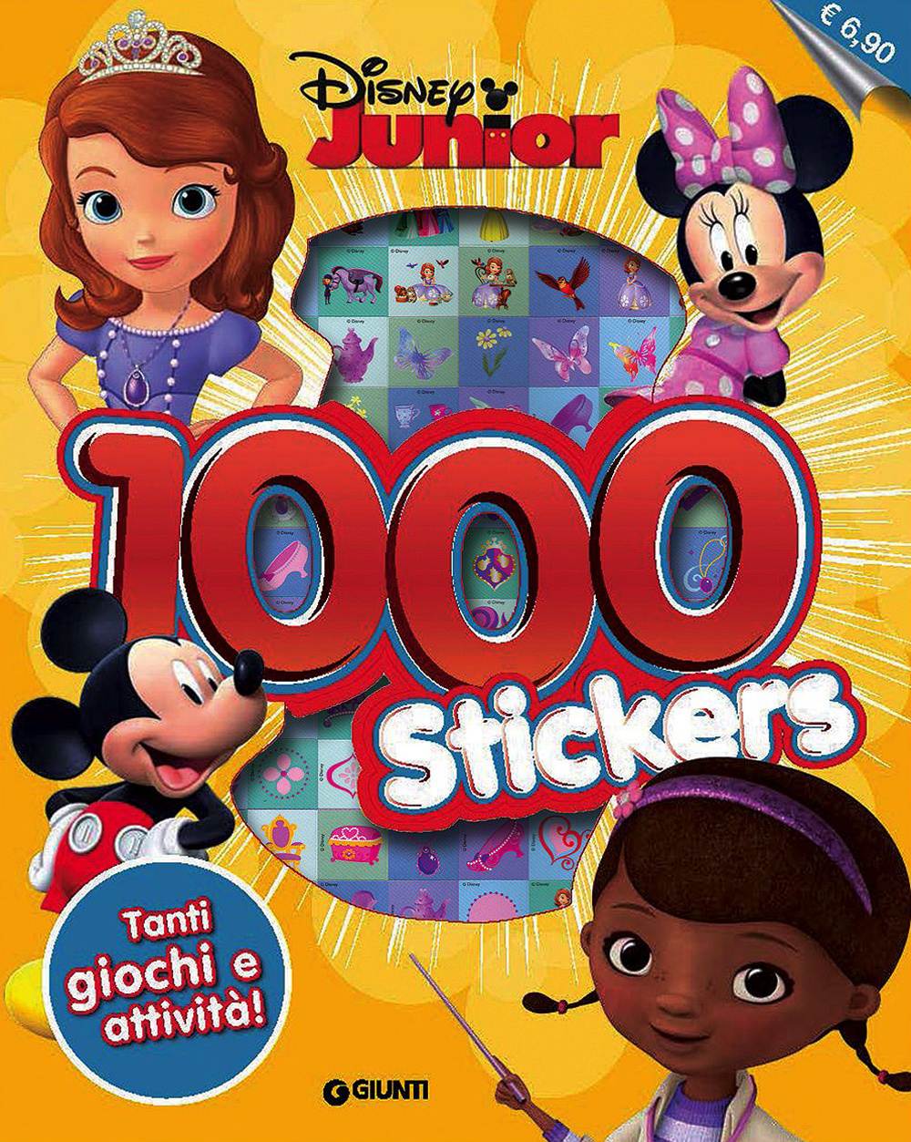 Disney junior. 1000 stickers. Con adesivi